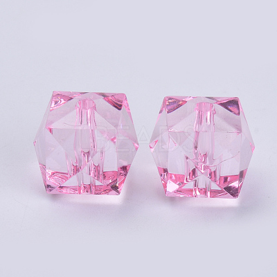 Transparent Acrylic Beads TACR-Q259-14mm-V03-1