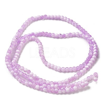 Crackle Glass Beads Strands LS-GLAA-U001-4mm-04-1