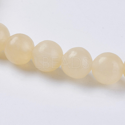 Natural Topaz Jade Beads Strands X-G-G515-6mm-03B-1