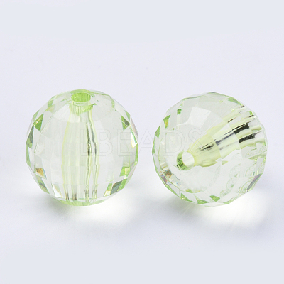 Transparent Acrylic Beads TACR-Q254-8mm-V32-1