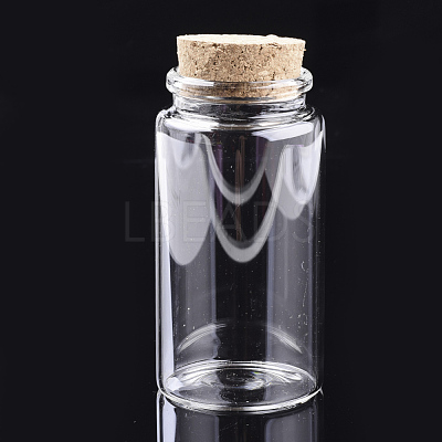 Glass Jar Glass Bottles Bead Containers AJEW-S074-03C-1