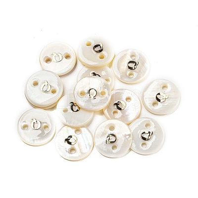 Freshwater Shell Buttons BUTT-Z001-01Q-1