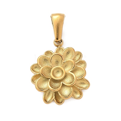 304 Stainless Steel Pendants STAS-Q349-01G-G-1