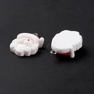 Christmas Theme Opaque Resin Pendants LS-X-FIND-E025-14-1