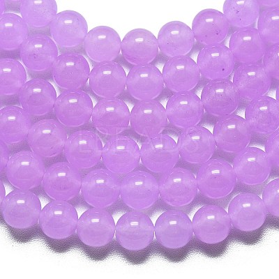 Natural Malaysia Jade Beads Strands G-L645-C01-8mm-08-1
