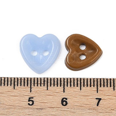 2-Hole Glass Buttons PORC-R010-07-1