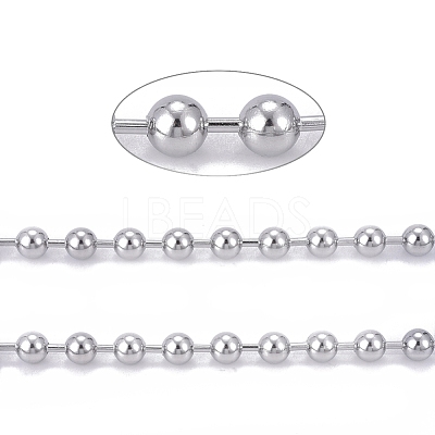 304 Stainless Steel Ball Chains CHS-F009-01I-P-1