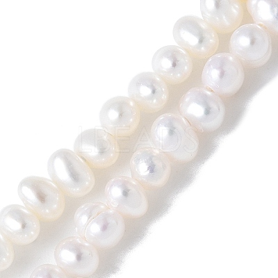 Natural Cultured Freshwater Pearl Beads Strands PEAR-I007-07D-01A-1