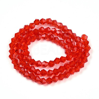 Transparent Glass Beads Strands EGLA-A039-T4mm-D31-1