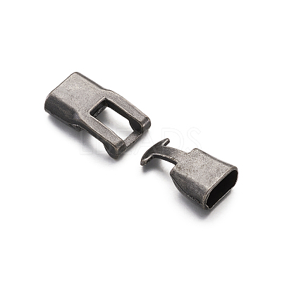 Alloy Snap Lock Clasps PALLOY-TAC0009-24AS-1