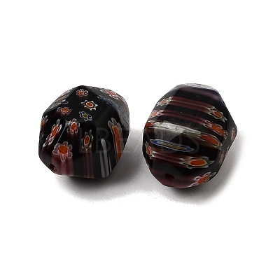 Handmade Millefiori Glass Beads LAMP-C025-01A-1