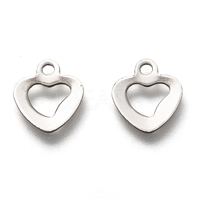 Non-Tarnish 201 Stainless Steel Charms STAS-B001-23P-1