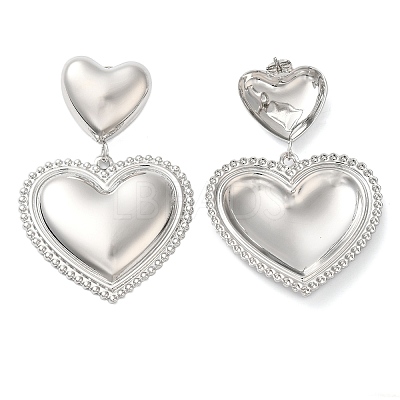 Brass Stud Earrings for Women EJEW-B057-09P-1