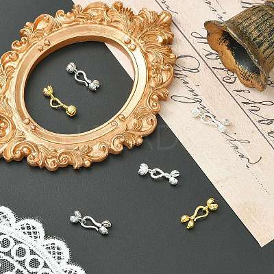 6Pcs 3 Colors Zinc Alloy S-Hook Clasps FIND-CJ0005-10-1