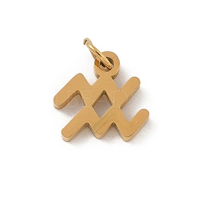 304 Stainless Steel Charms STAS-R001-04G-11-1