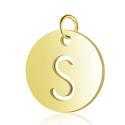 Ion Plating(IP) 304 Stainless Steel Charms A-STAS-S105-T514G-S-1