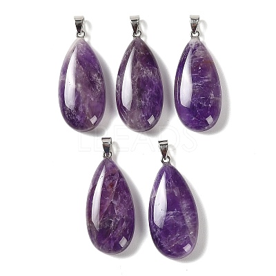Natural Amethyst Pendants GG-CBACB71-02P-02-1