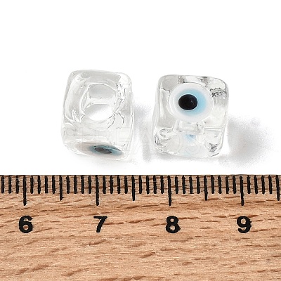 Handmade Evil Eye Lampwork European Beads LAMP-G143-06I-1