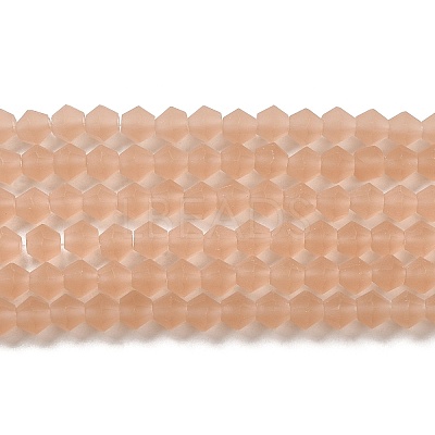 Imitate Austrian Crystal Frosted Glass Beads Strands LS-EGLA-A039-T3mm-MD12-1