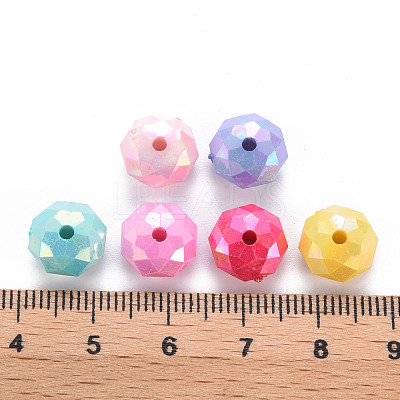Opaque Acrylic Beads MACR-Q239-018B-1