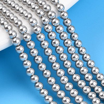 Baking Paint Pearlized Glass Pearl Bead Strands HY-N002-3mm-A03-1