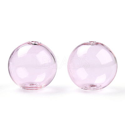 Transparent Blow High Borosilicate Glass Globe Beads LS-X-GLAA-T003-09A-1