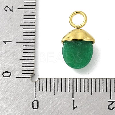 Natural Green Onyx Agate(Dyed & Heated) Pendants STAS-L277-07G-05-1