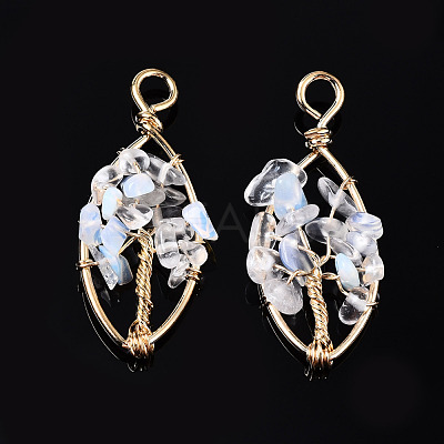 Opalite Pendants G-T131-98B-01-1