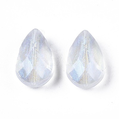 Transparent Acrylic Beads X-OACR-N008-102-1