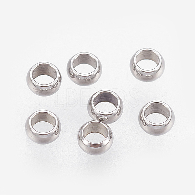 Non-Tarnish 316 Surgical Stainless Steel Crimp Beads X-A-STAS-P221-25P-1