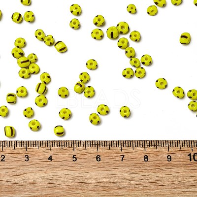 6/0 Opaque Colours Seep Glass Seed Beads SEED-F003-04A-05-1