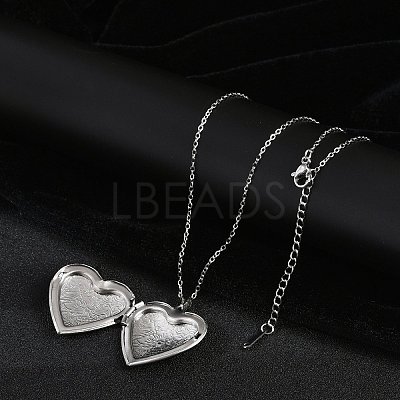 201 Stainless Steel Cable Chain Necklaces NJEW-M050-04C-P-1-1