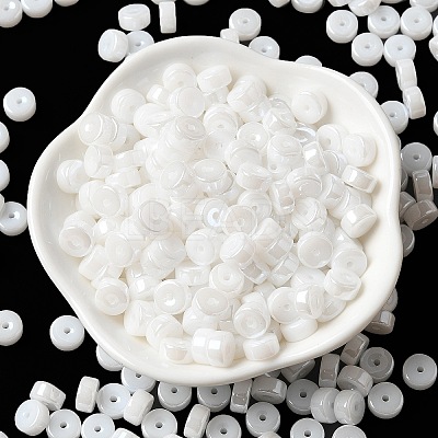 Opaque Colours Luster Glass Seed Beads SEED-E001-P3x6mm-A13-1