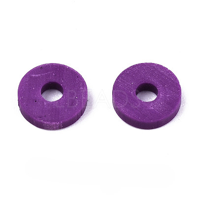 Handmade Polymer Clay Beads LS-CLAY-Q251-8.0mm-99-1