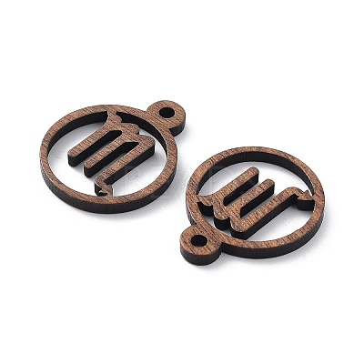 Walnut Wood Laser Cut Pendants WOOD-Q051-07C-1