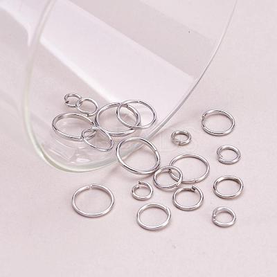 1600 pcs Iron Open Jump Rings IFIN-MSMC010-04P-NF-1