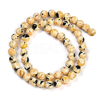 Sythetic Amber Beads Strands X1-G-M199-02C-1