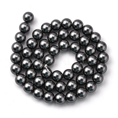 Eco-Friendly Glass Pearl Beads HY-J002-8mm-HX088-1