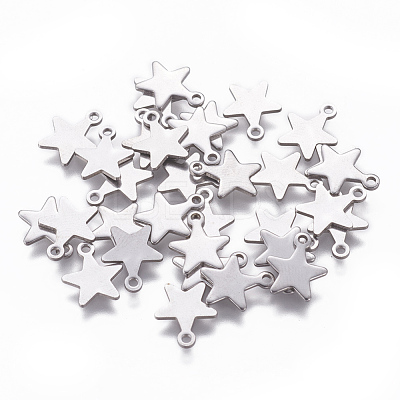 Non-Tarnish 304 Stainless Steel Charms X-STAS-L234-069P-1