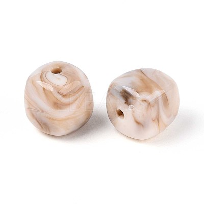 Opaque Acrylic Beads OACR-ZX006-33P-1