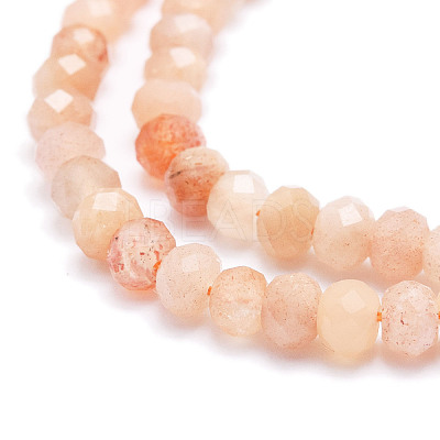 Natural Sunstone Beads Strands G-E569-H11-1