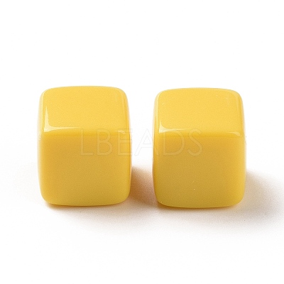 Opaque Acrylic Beads OACR-E015-02E-1