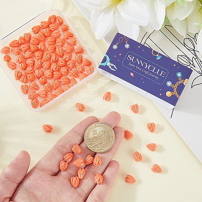 100Pcs Dyed Synthetic Coral Beads CORA-SC0001-19A-1