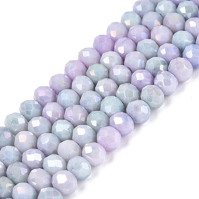 Ombre Effect Dyed Glass Beads Strands GLAA-C023-02-C27-1