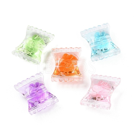 Transparent Acrylic Beads OACR-H112-06A-1