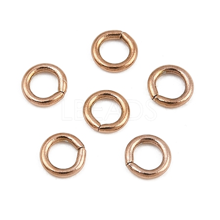 304 Stainless Steel Open Jump Rings SA-CBAF81C-01C-RG-1