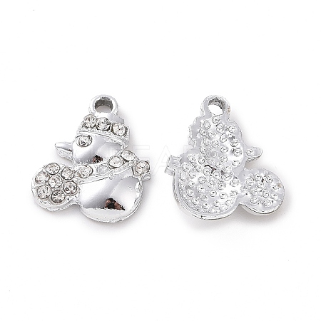 Alloy Crystal Rhinestone Pendants ALRI-C008-40P-1