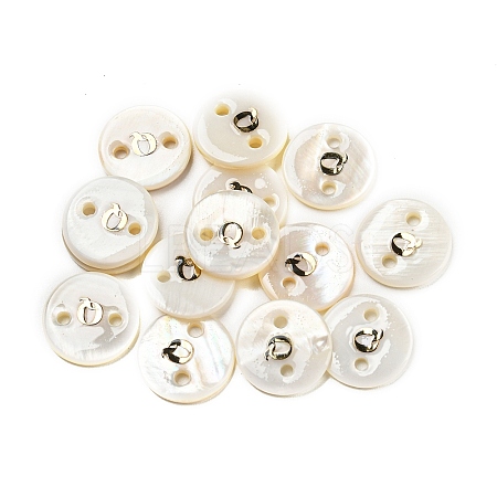 Freshwater Shell Buttons BUTT-Z001-01Q-1