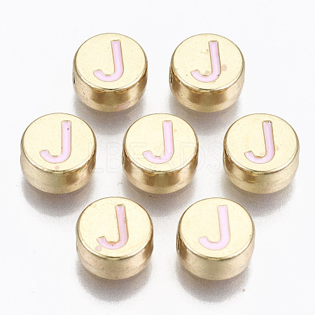 Alloy Enamel Beads ENAM-S122-029J-RS-1