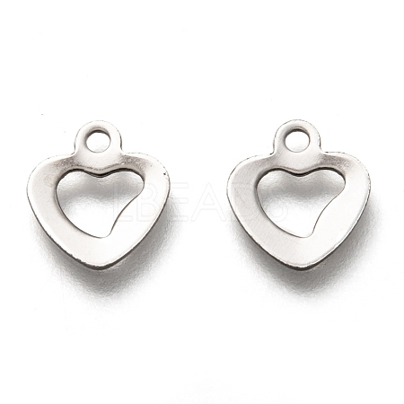 Non-Tarnish 201 Stainless Steel Charms STAS-B001-23P-1